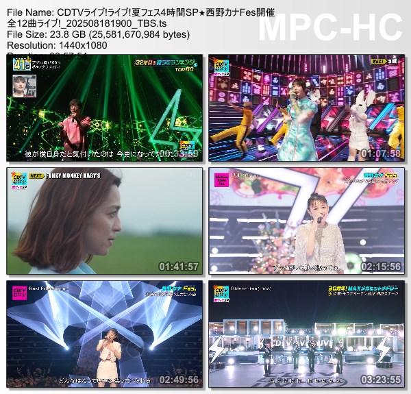 [TV-Variety] CDTVライブ！ライブ！ – 2025.08.18