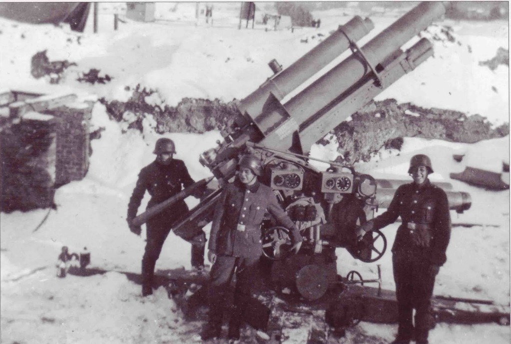 88 mm FlaK en Alemania, el invierno de 1942-1943 88 mm FlaK en Alemania, el invierno de 1942-1943