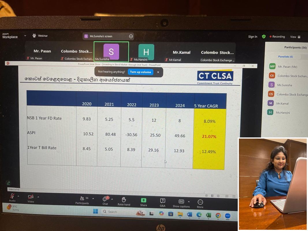 CT CLSA Asset Management Joins Unit Trust Awareness Session with CSE Negombo