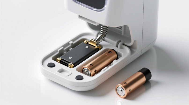 Замена батареек в беспроводном дозаторе