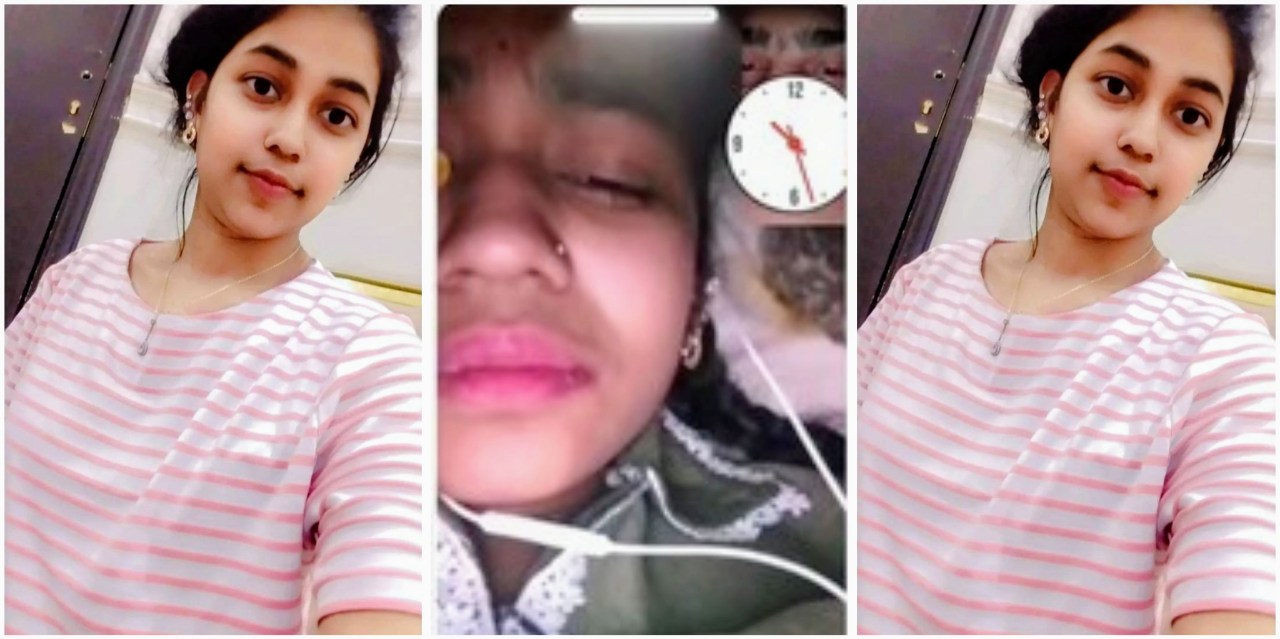 Desi girlfriend showing her boobs on vc with boyfriend
