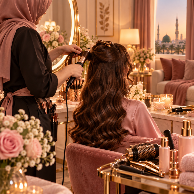 تسريحات شعر وكوافيره منزلية من جليتر آندجو