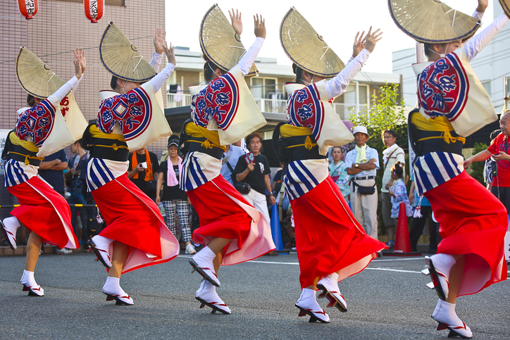 Summer festival in Japan