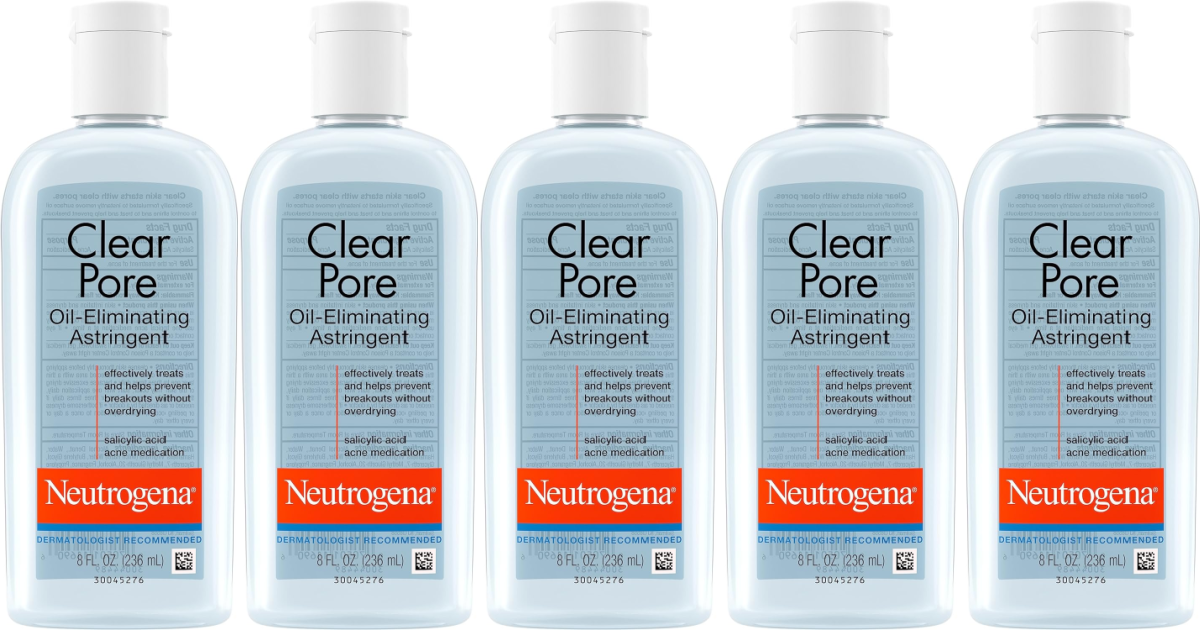 Neutrogena Clear Pore Oil-Eliminating Astringent 6-Pack Only .74 on Amazon!