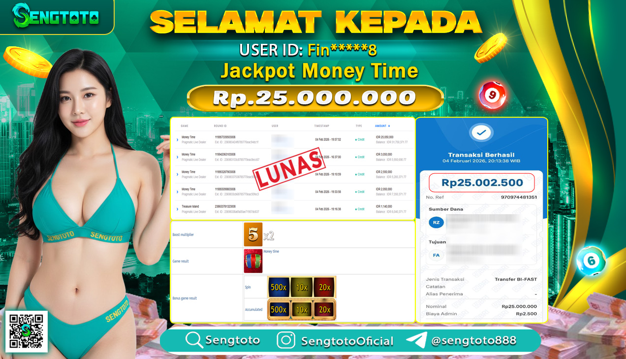 BUKTI PEMBAYARAN SLOT MONEY TIME