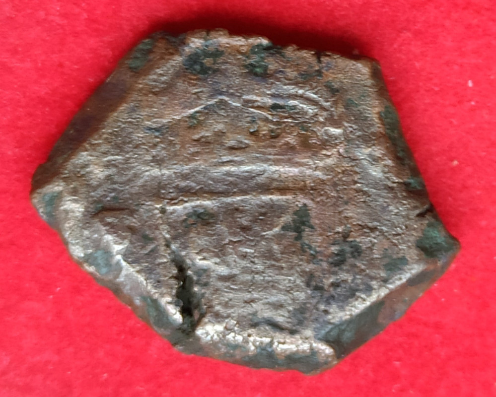 2 maravedis de Felipe V de Linares, 1707. 38