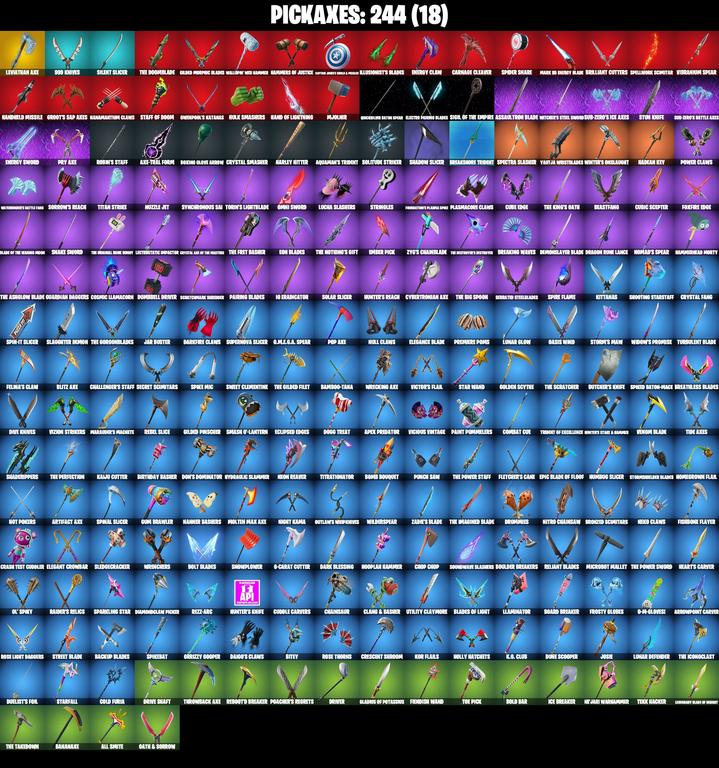 pickaxes comp
