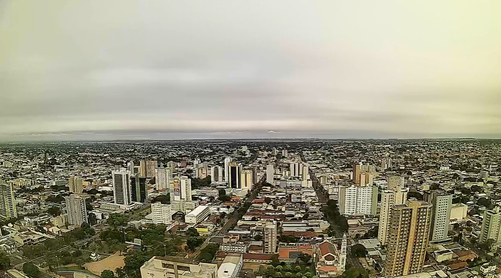 Campo Grande nesta manhã de domingo