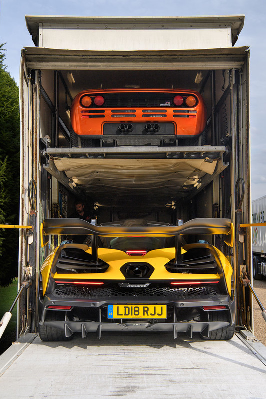 McLaren Senna (bottom) and McLaren F1