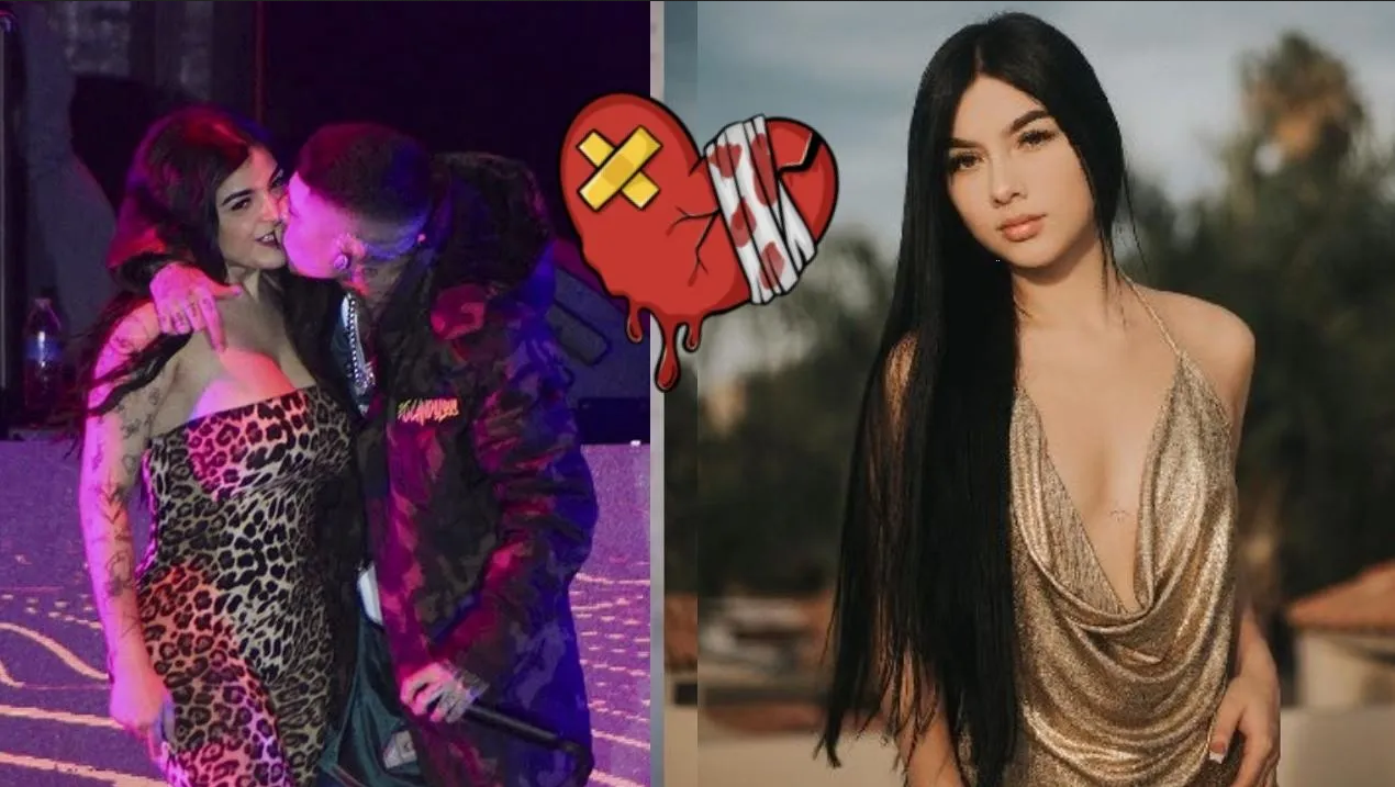 Supuesta novia de Santa Fe Klan reacciona a beso con Karely Ruiz