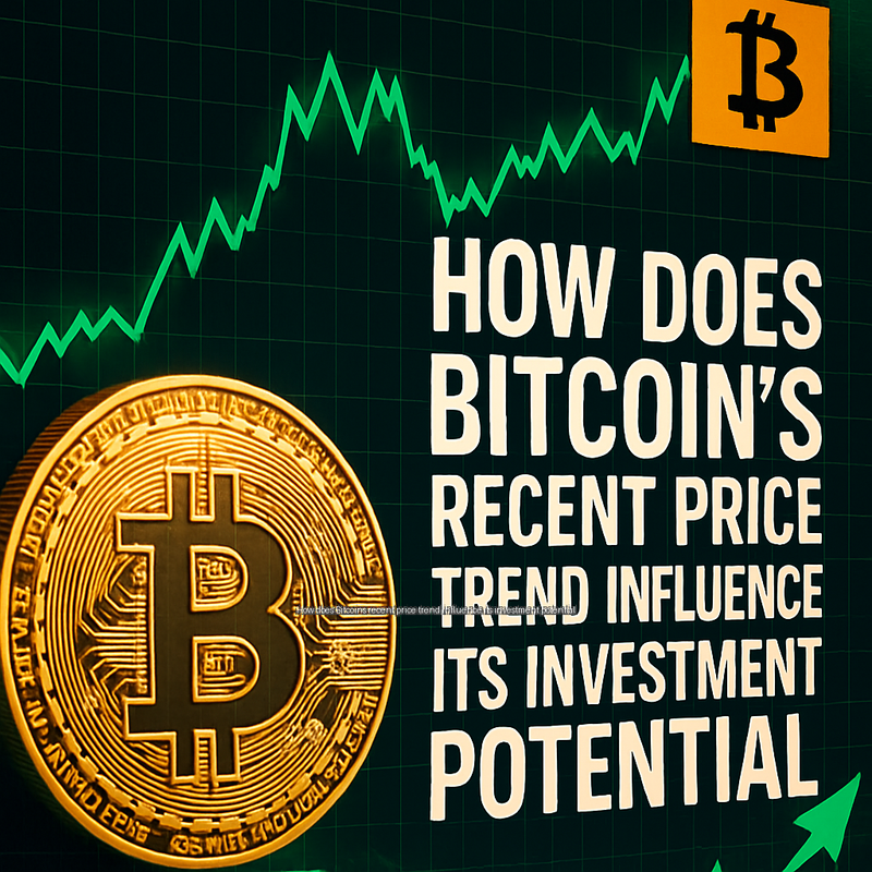 How does Bitcoins recent price trend influence its investment potential