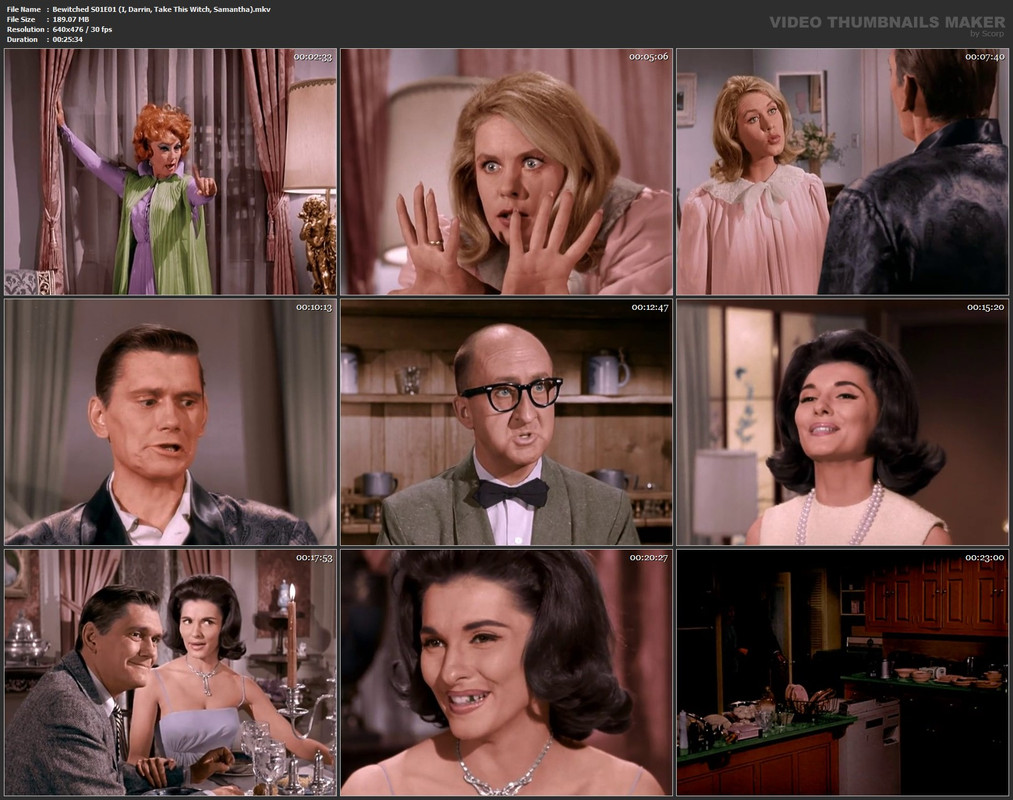 Bewitched S01E01 (I, Darrin, Take This Witch, Samantha).mkv