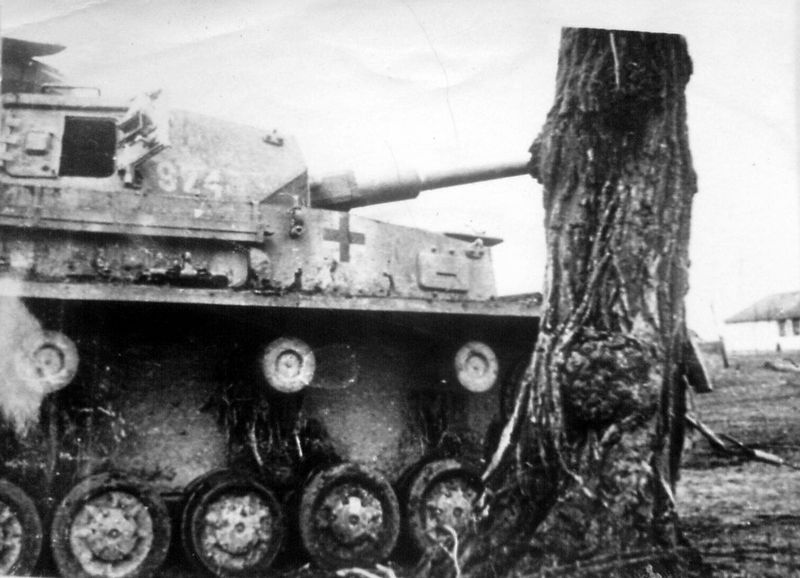 Немецкие танки, уничтоженные курсантами училища
