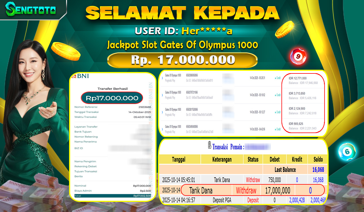 BUKTI PEMBAYARAN SLOT GATES OF OLYMPUS 1000
