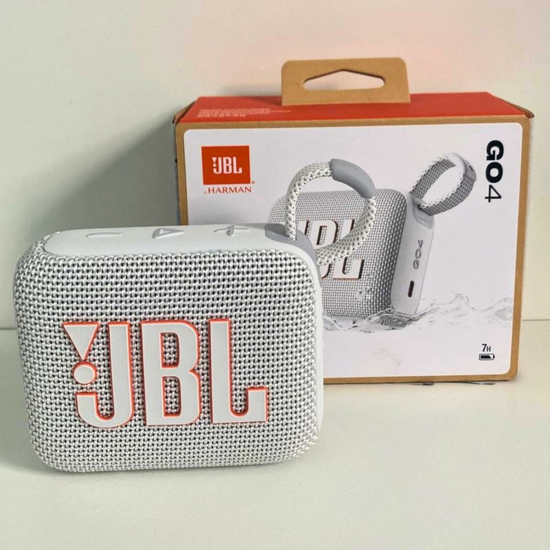 Caixa de Som Bluetooth Portátil Go 4 JBL – Branca