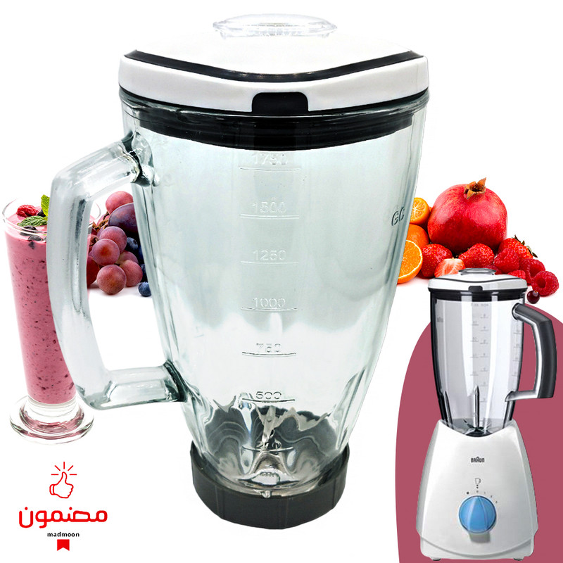 كأس خلاط, كاس ماكنة العصير, كاس مولينكس, Blender bol, mixer bol, Bol mixer verre, غراف العصر, Bol de rechange Philips, Bol pour blender, Philips,1.25L Plastique, Pièce de rechange blender Philips, Blender accessoire, Blender Philips, blender,  خلاط قوي,  bol blender , bol blender moulinex, blender bol en verre,