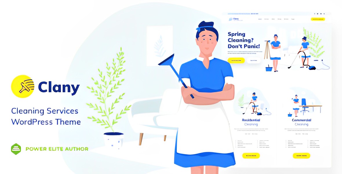 Clany – Cleaning Services – WordPress Theme