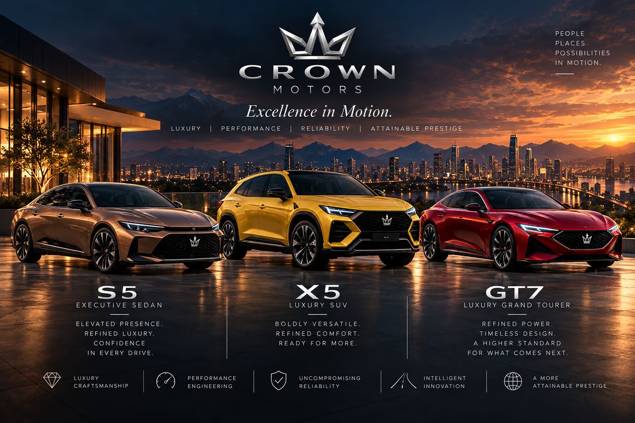 CROWN Motors - Excellence in Motion