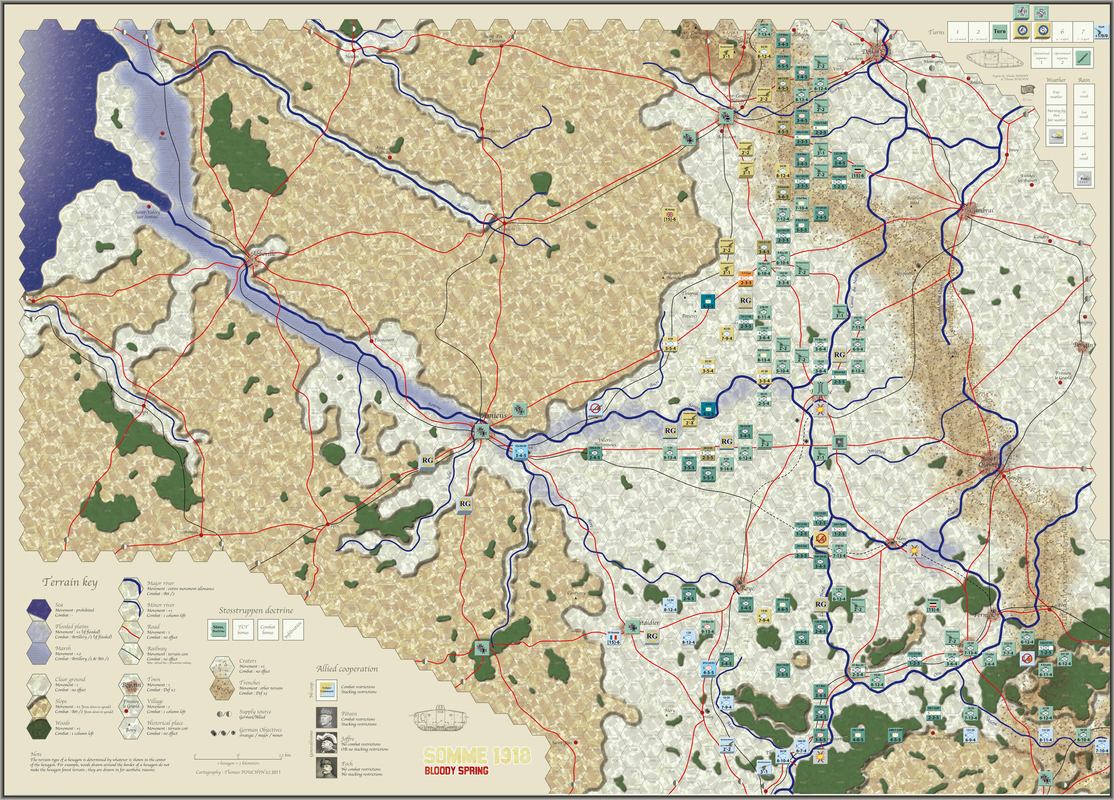 Somme 1918Map