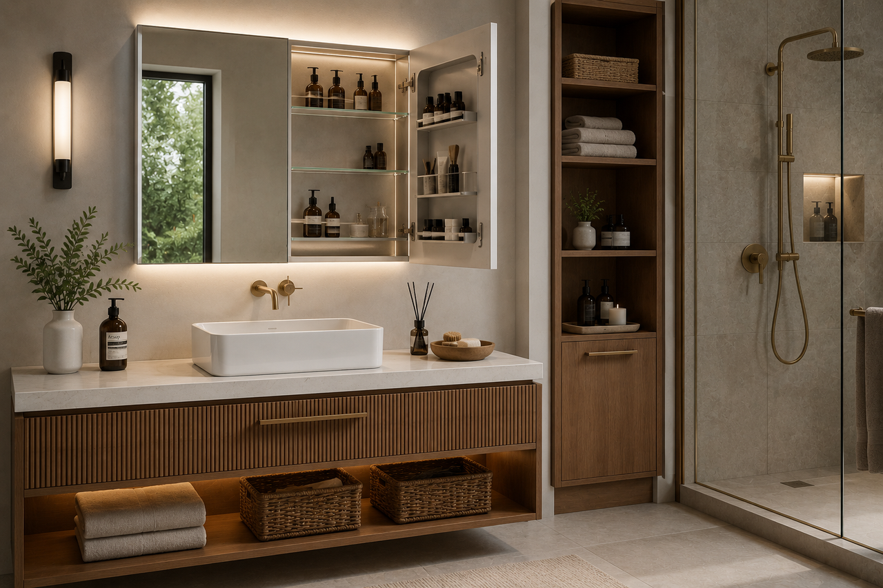 Use Storage to Keep the Space Calm and Functional