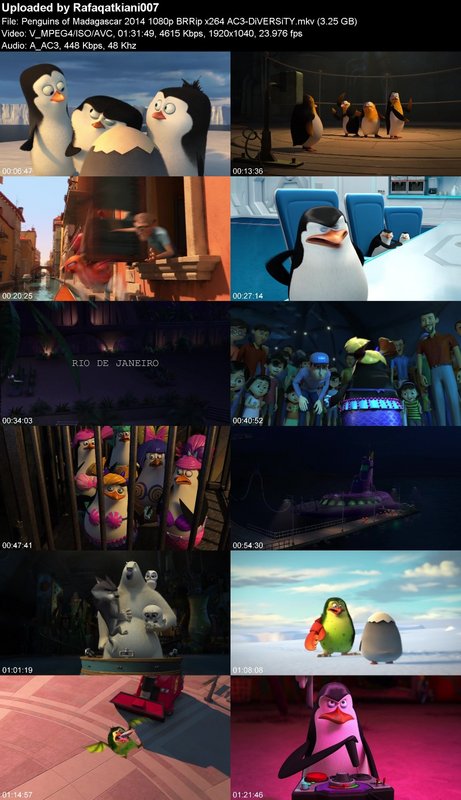 Penguins of Madagascar 2014 1080p BRRip x264 AC3-DiVERSiTY