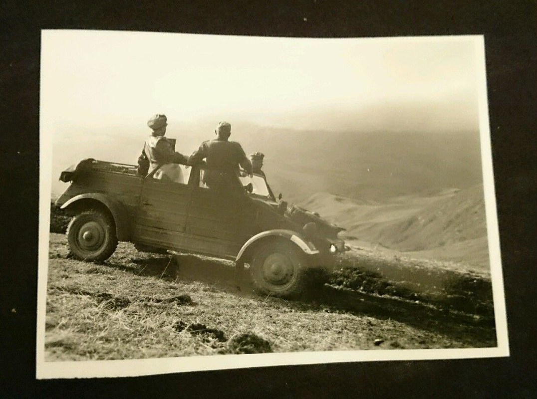 Russland Kübelwagen VW Porsche Offiziere