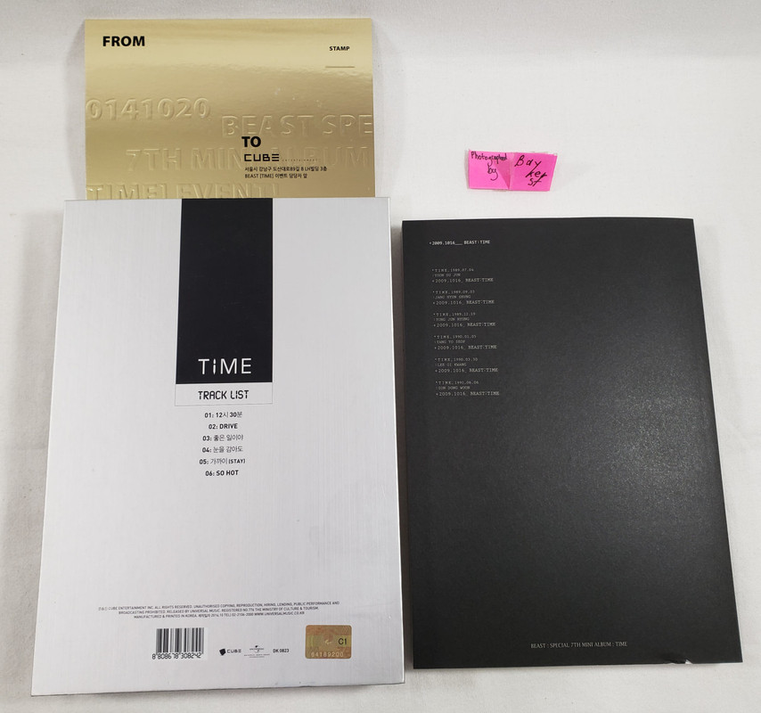 Beast K-POP Special 7th Mini Album TIME (12:30) KPOP Korean CD
