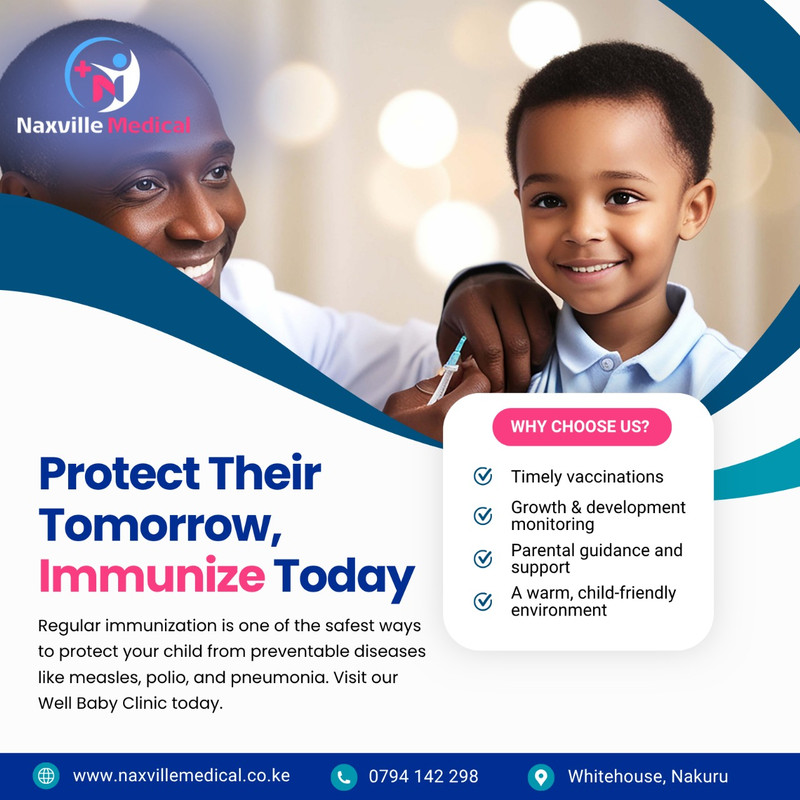 A happy family outdoors.