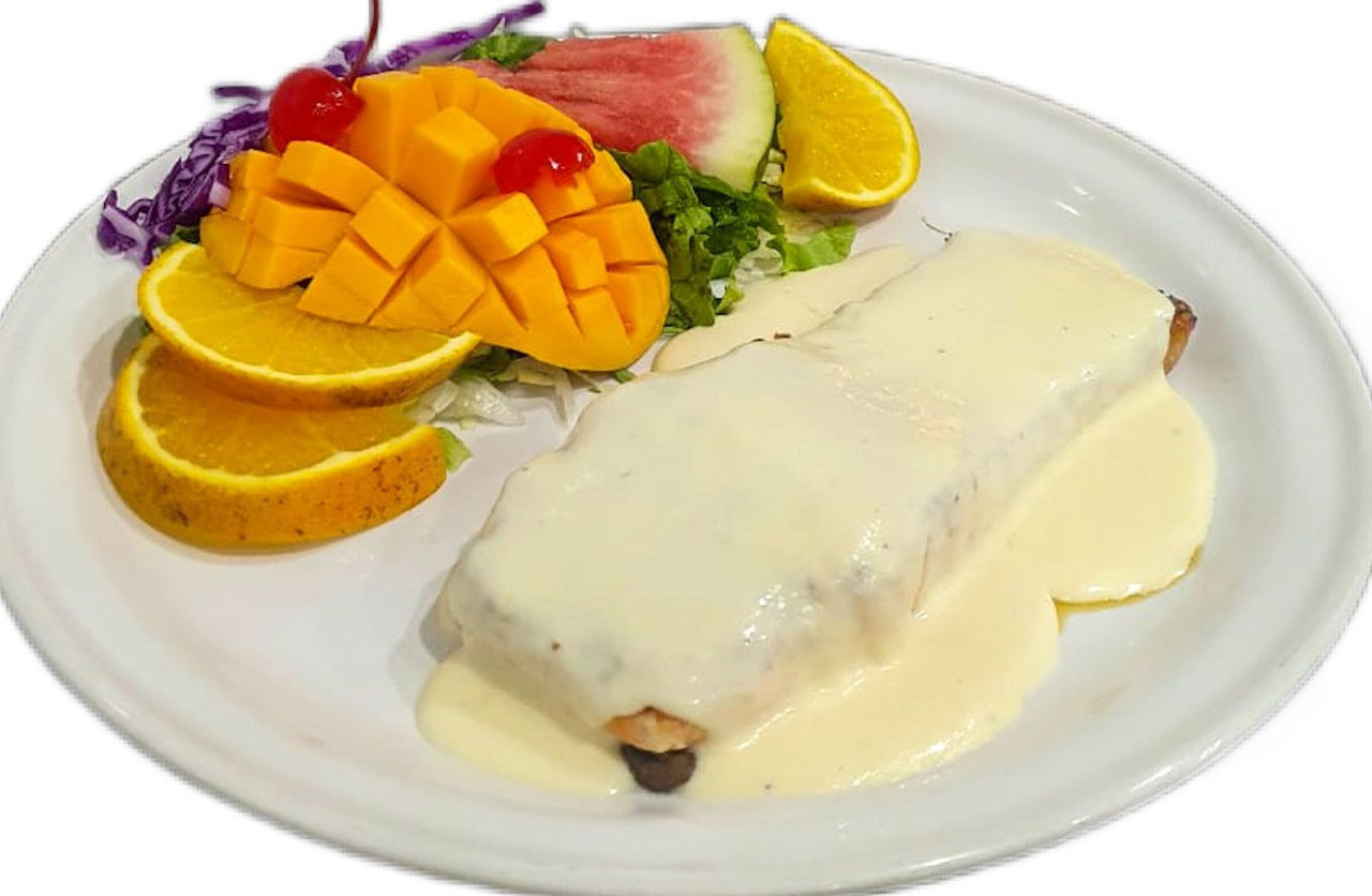 Salmón en salsa 3 quesos