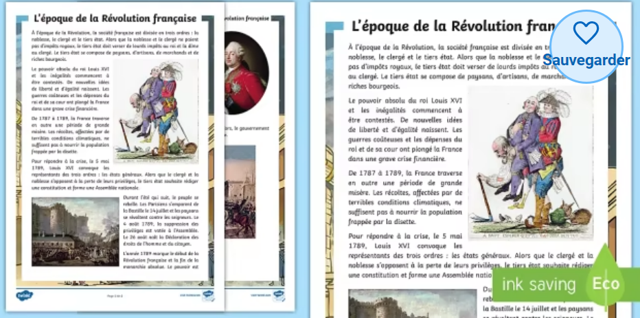 évaluation Cm2 Histoire La Révolution Française La Révolution Française - Histoire - Twinkl