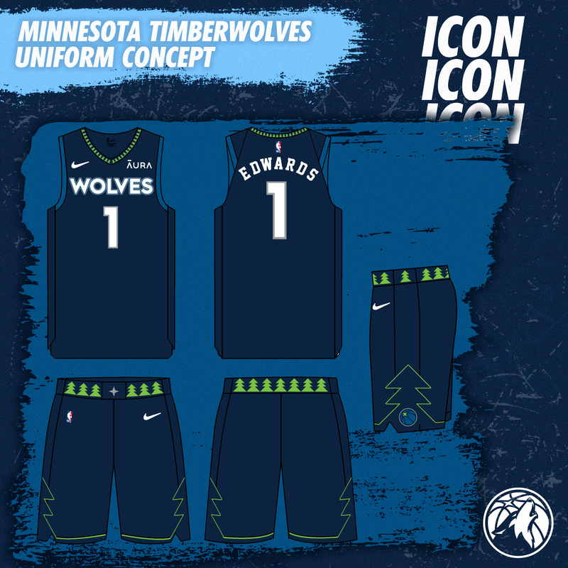 Timberwolves jersey: “Stole this from the dubs” – Newly styled