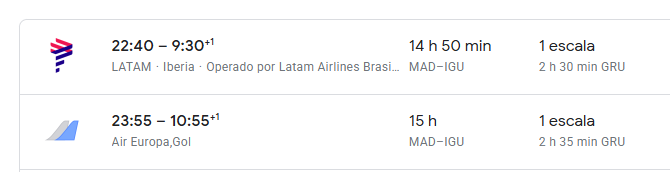 Vuelos internos a Iguazú - Foro Argentina y Chile