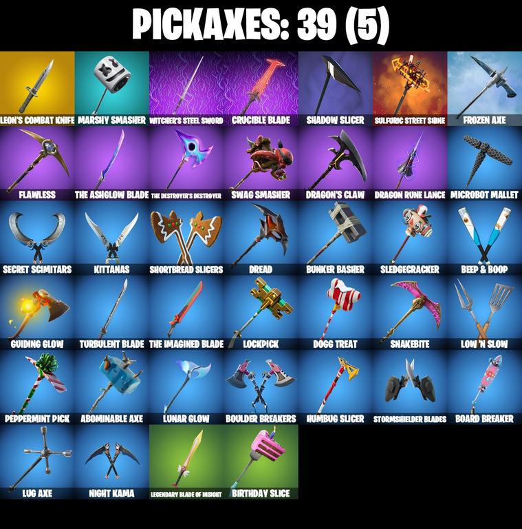 pickaxes comp