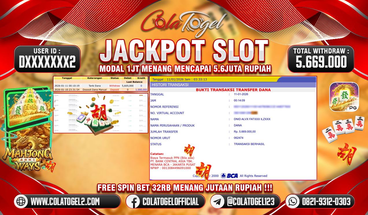 JACKPOT SLOT GACOR!!