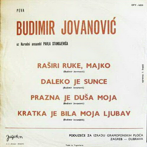 Budimir Jovanovic Buco - 1968 Rasiri ruke majko_