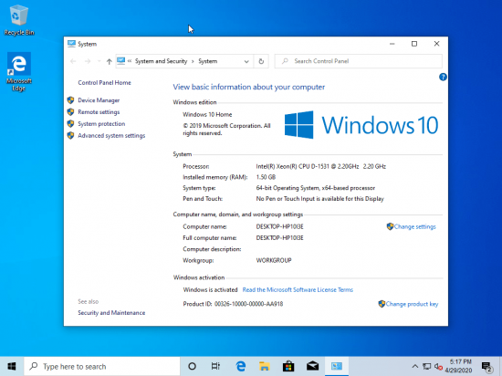 Windows 10 Home 19H2 1909.18363.815 Multilanguage April 2020 Preactivated (x86/x64) Windows 10 Home 19H2 1909.18363.815 Multilanguage April 2020 Preactivated (x86/x64)