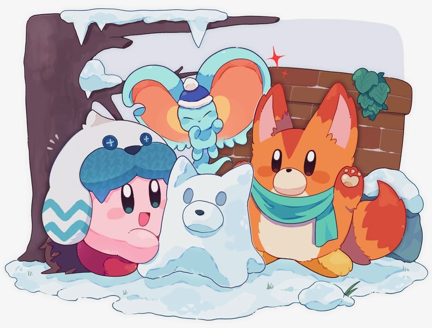kirby-elfilin-ice-kirby-awoofy-mr-frosty