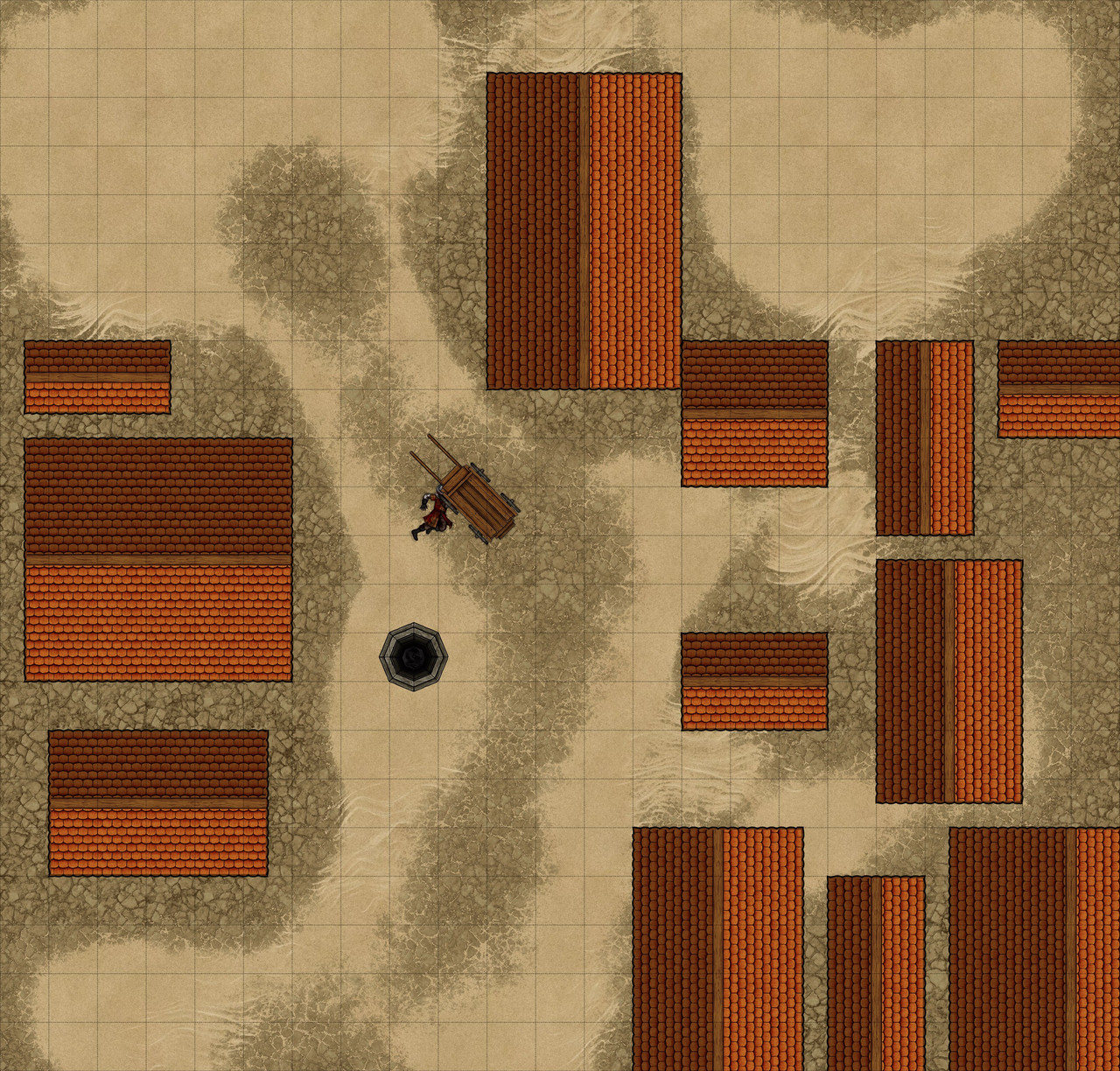 B Corpse Wagon 23x22 Ground grid lights