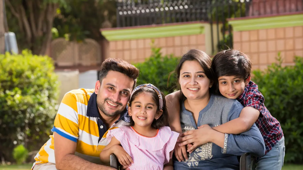 Healthy India Family Image