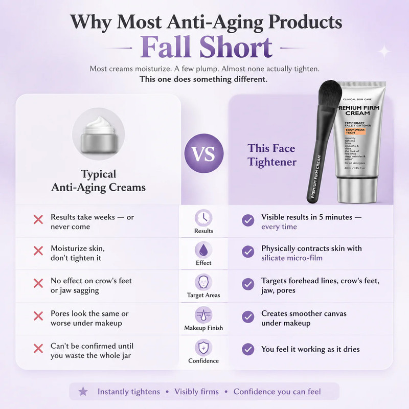 Instant firming cream comparison