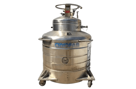 A Cryofab 400 litre dewar.