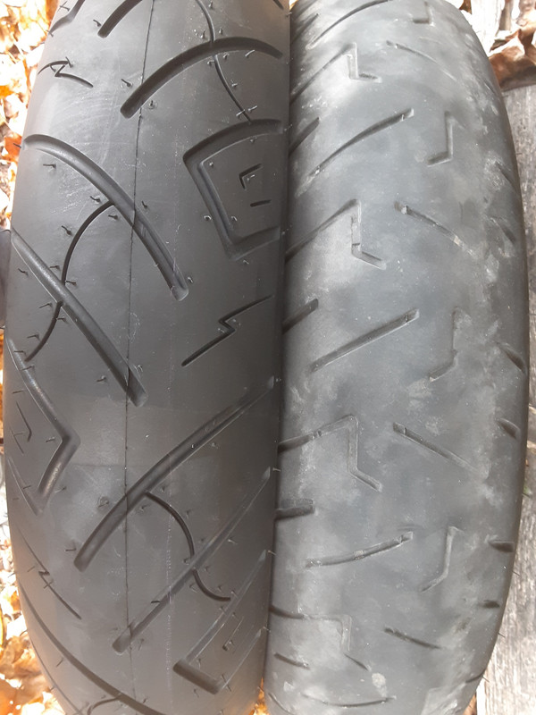 Conti Tour front tire lasted just over 10,000 miles Honda Valkyrie