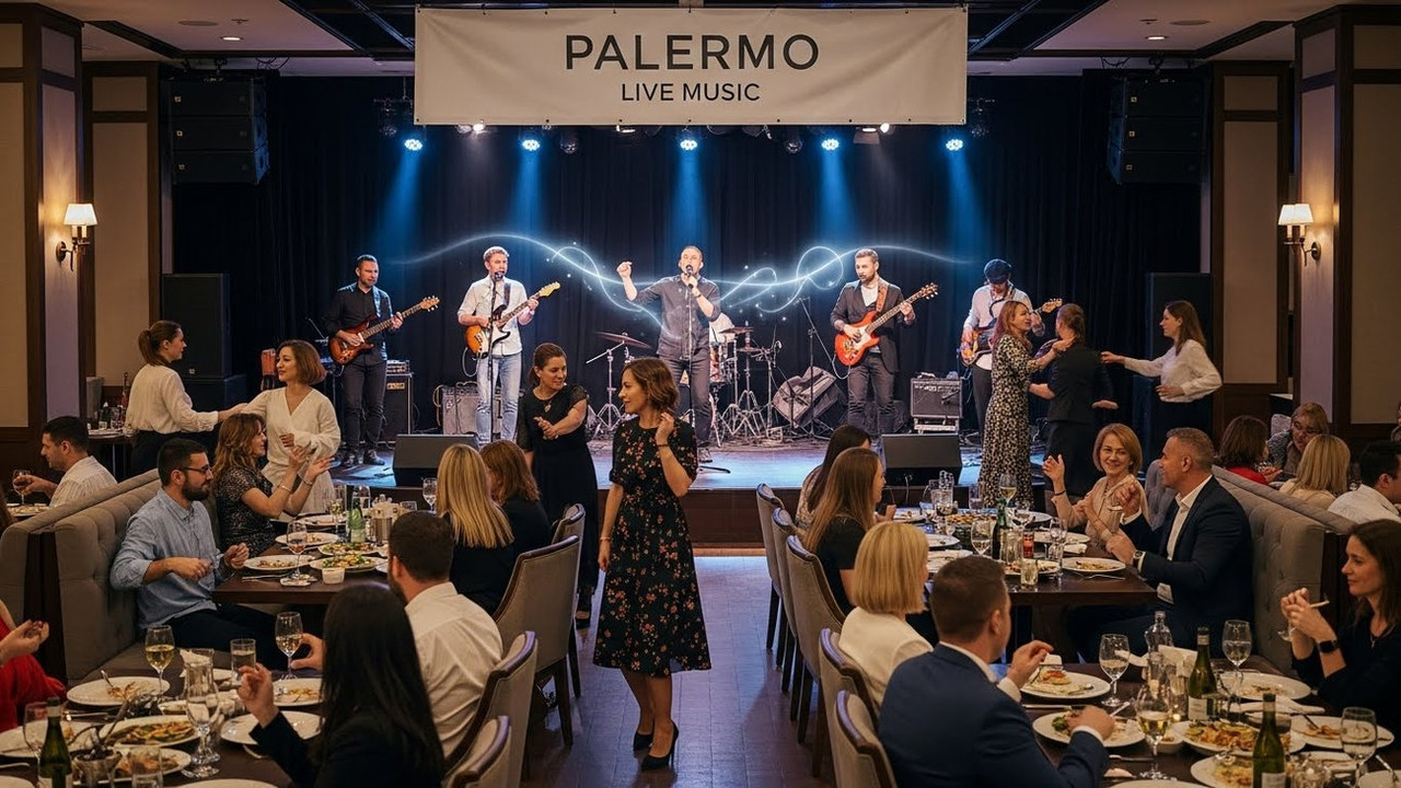 Вокал и танцпол для праздника Живая музыка в ресторане