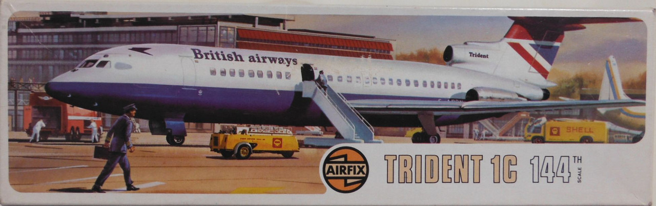 Airfix 144 Hawker Siddeley Trident 1C (BA) (03174-9)