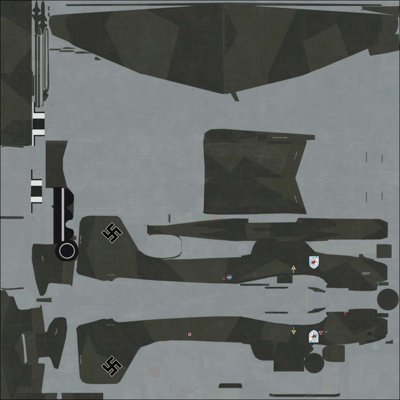 Ju-87B No Codes of  IV. LG1 France 1940