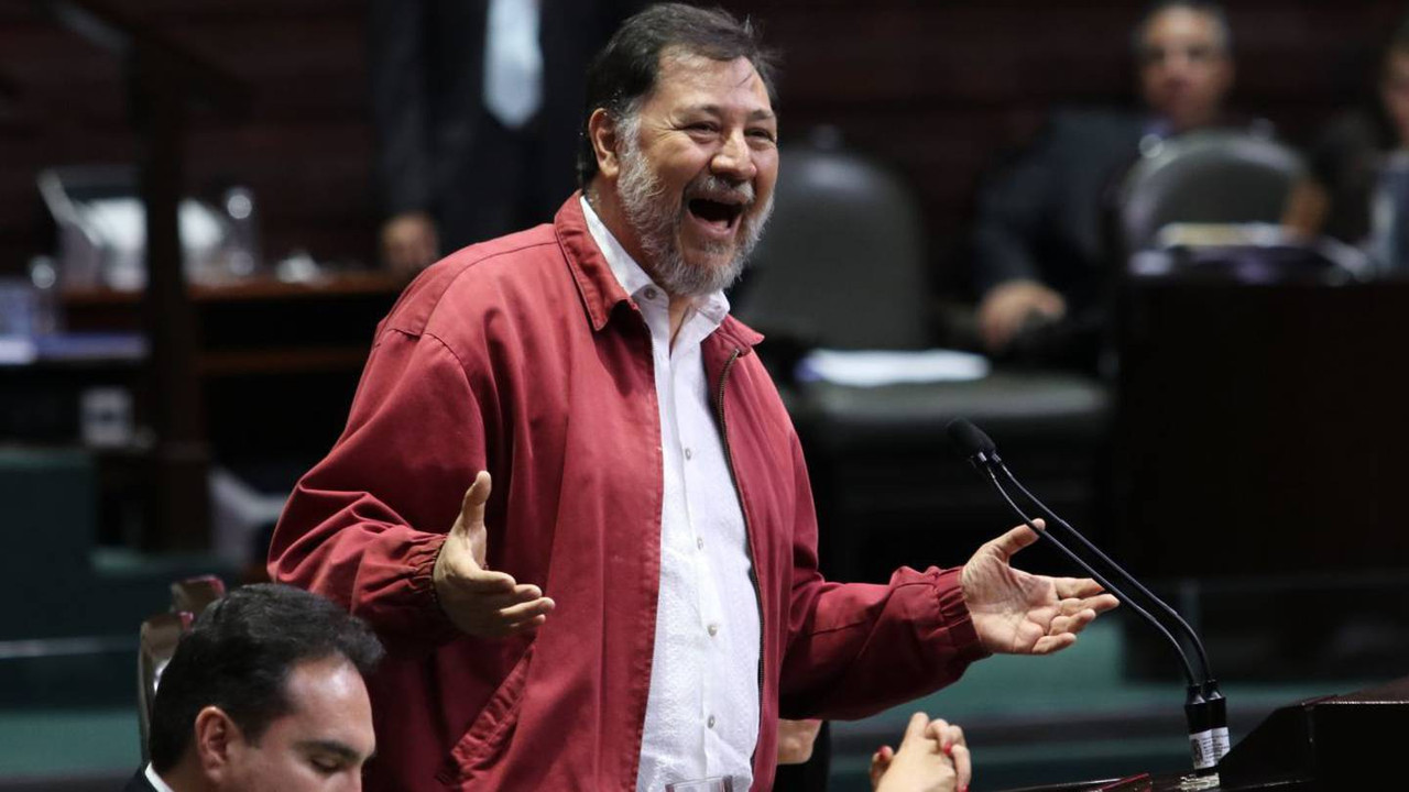 Fernández Noroña firme a candidatura en 2024; dice que supera a Adán Augusto