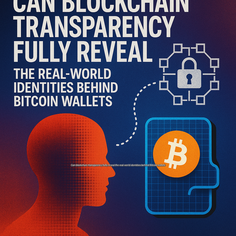 Can blockchain transparency fully reveal the real-world identities behind Bitcoin wallets