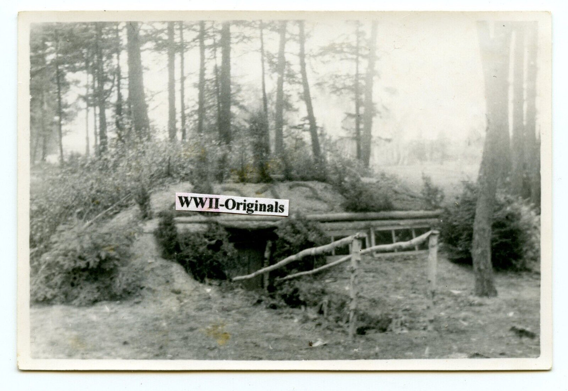 3 x Foto Panzer V Panther Bunker Villa #313 Panzer-Regiment 2 RADLIN Polen 1944 (3)