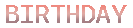 Birthday