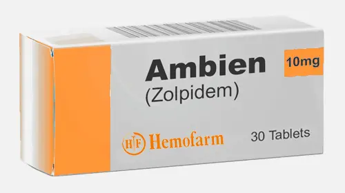 Ambien (Zolpidem) 10 mg tabletten packung
